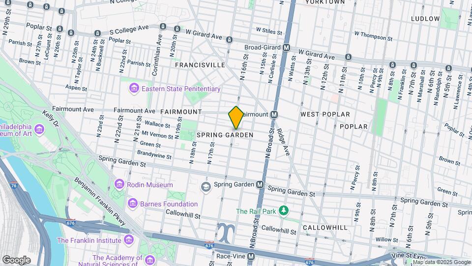 631 N 16th St, Unit 1st Fl Map and Location Details
