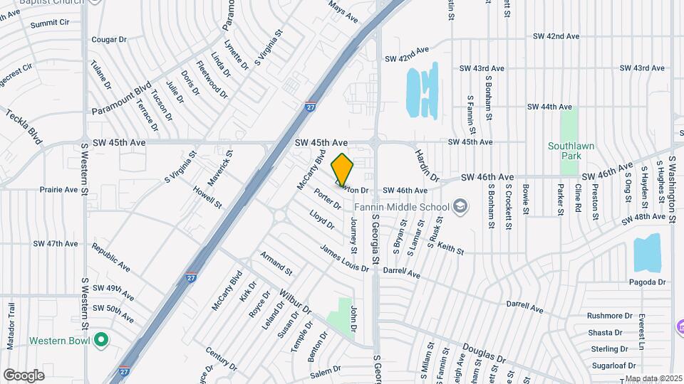 2809 Lawton Dr Map and Location Details