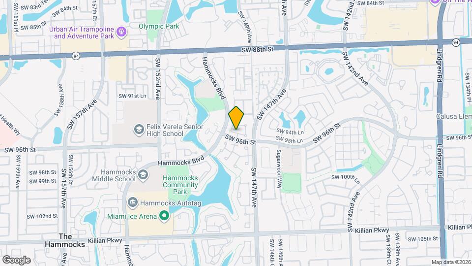 9587 SW 148th Ave Cir S Map and Location Details