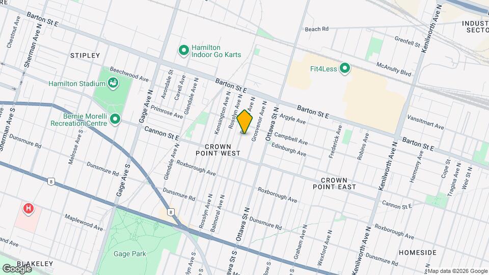 224 Balmoral Ave N Map and Location Details