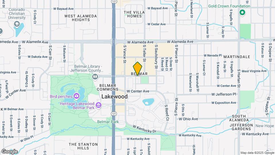 7282 W Virginia Ave Map and Location Details