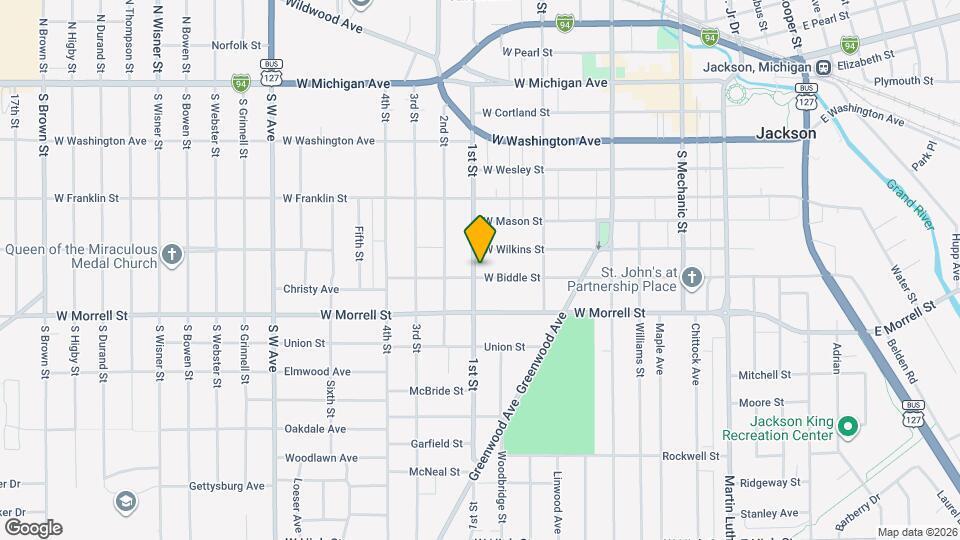 713 1st St, Unit 1 Map and Location Details