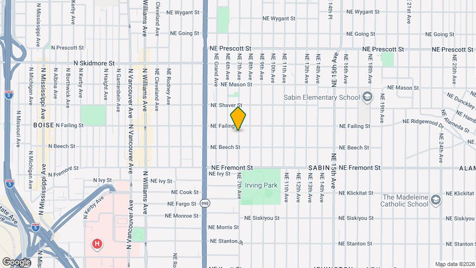 3811 NE 7th Ave Map and Location Details