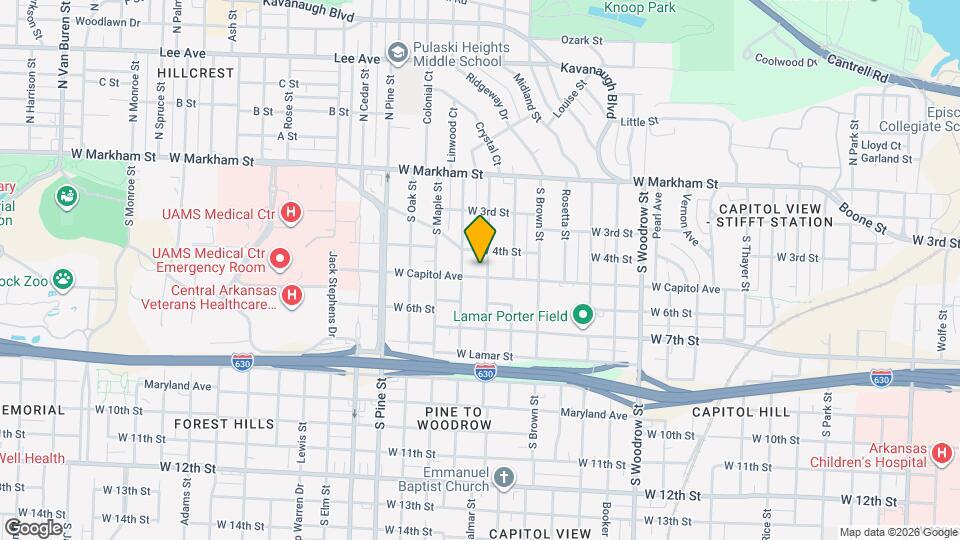 3504 W Capitol Ave Map and Location Details