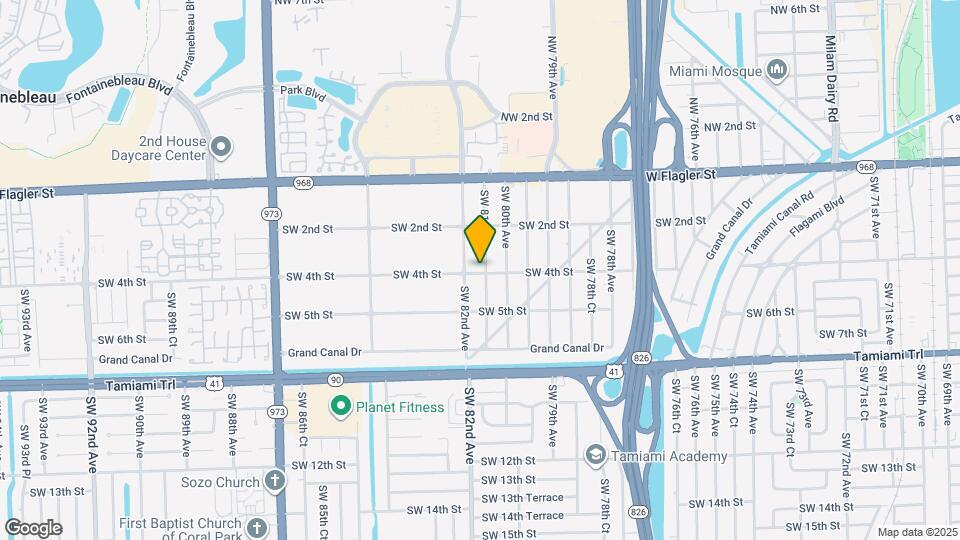 8101 SW 4th St Map and Location Details