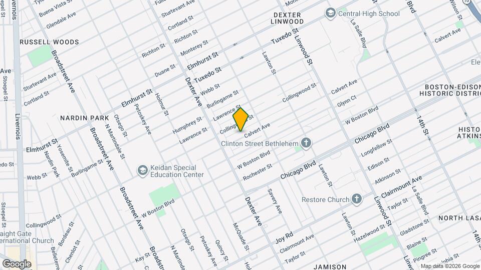 3296 Calvert St, Unit Upper unity 2# Map and Location Details