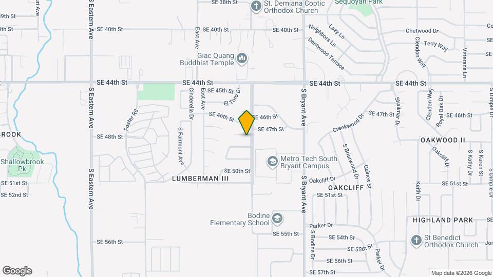 2728 SE 47th St Map and Location Details