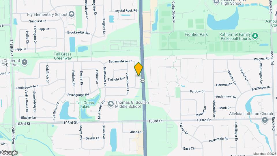 2933 Saganashkee Ln Map and Location Details