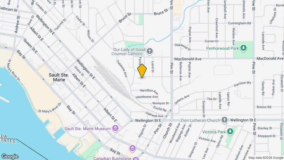 Top O' Hill Apartments Map and Location Details