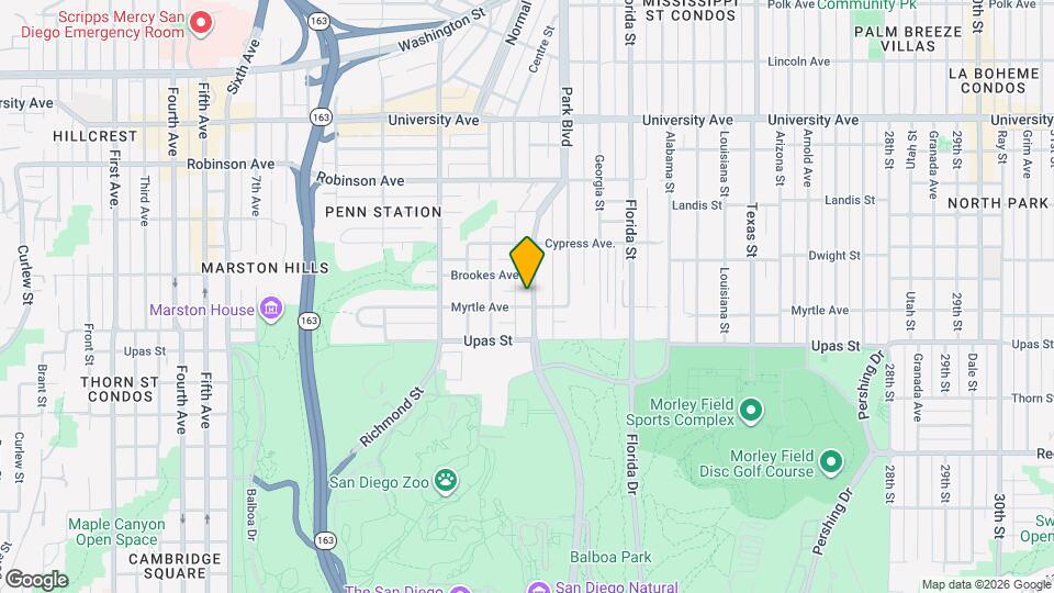 3520 Park Blvd Map and Location Details