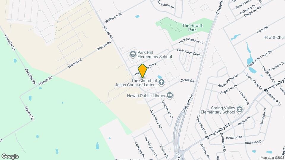 620 Hilltop Map and Location Details