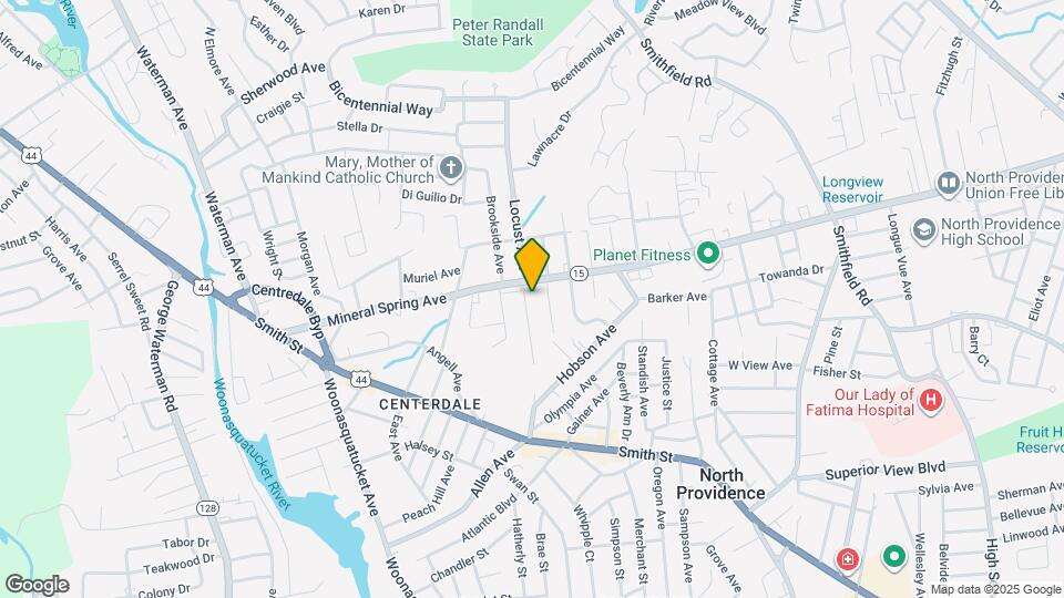 10 S Locust Ave Map and Location Details