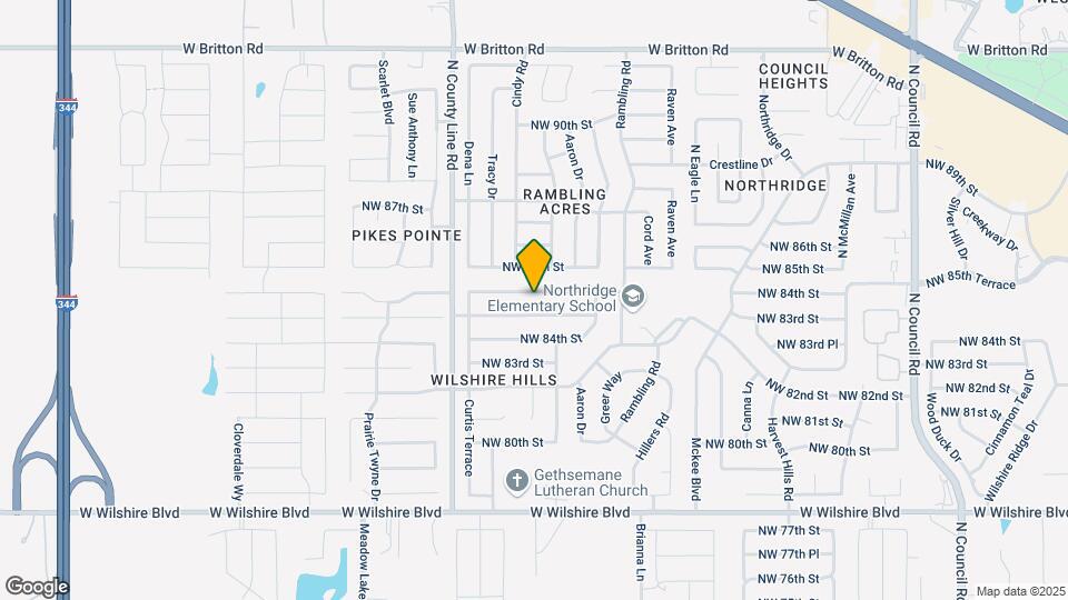 8808 NW 85th Pl Map and Location Details