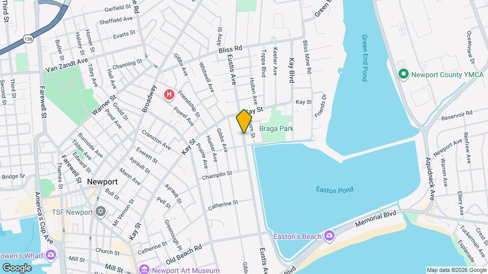 94 Eustis Ave Mapa y Detalles de la Ubicación