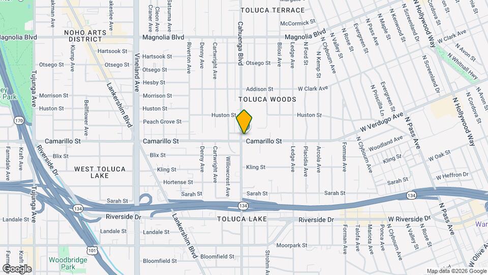 4810 Cahuenga Blvd Map and Location Details