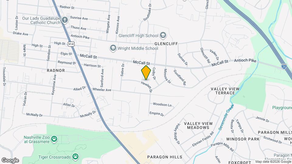 3522 Hewlett Dr Map and Location Details