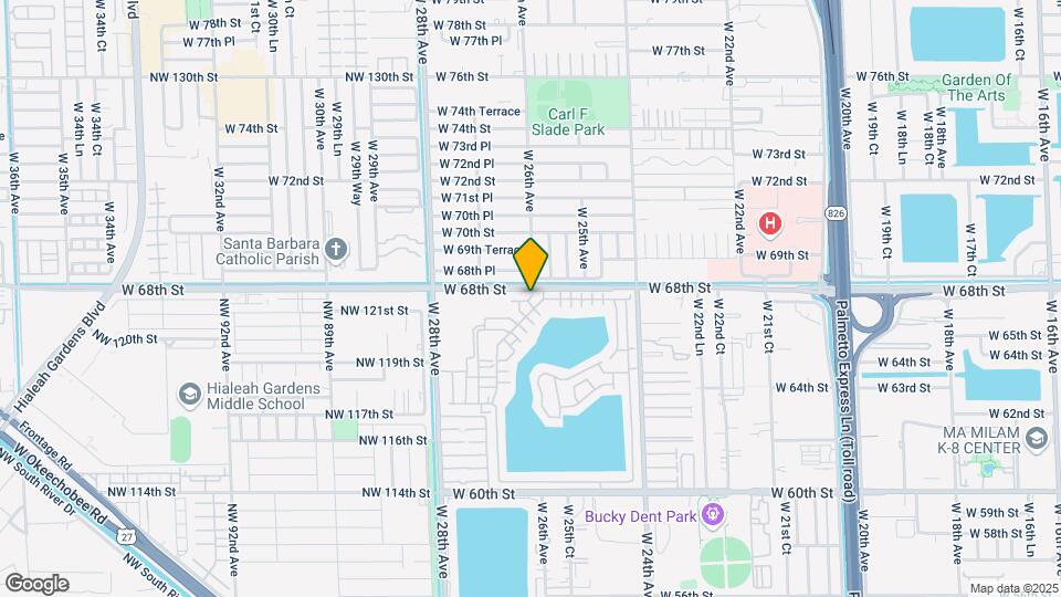 2615 W 67th Pl, Unit 2 Map and Location Details