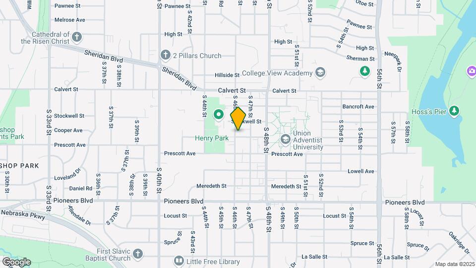 3840 S 46th St Map and Location Details