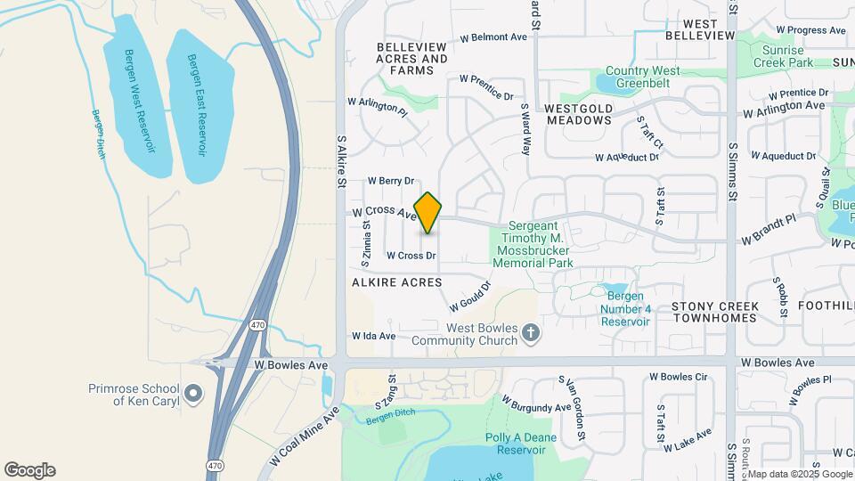 5658 S Youngfield Way Map and Location Details