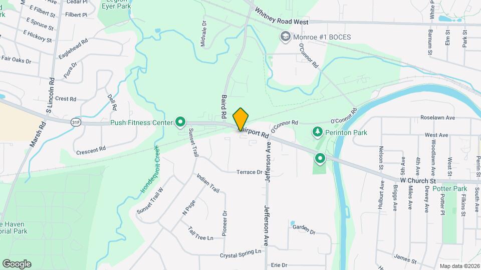 1253 Fairport Rd Map and Location Details