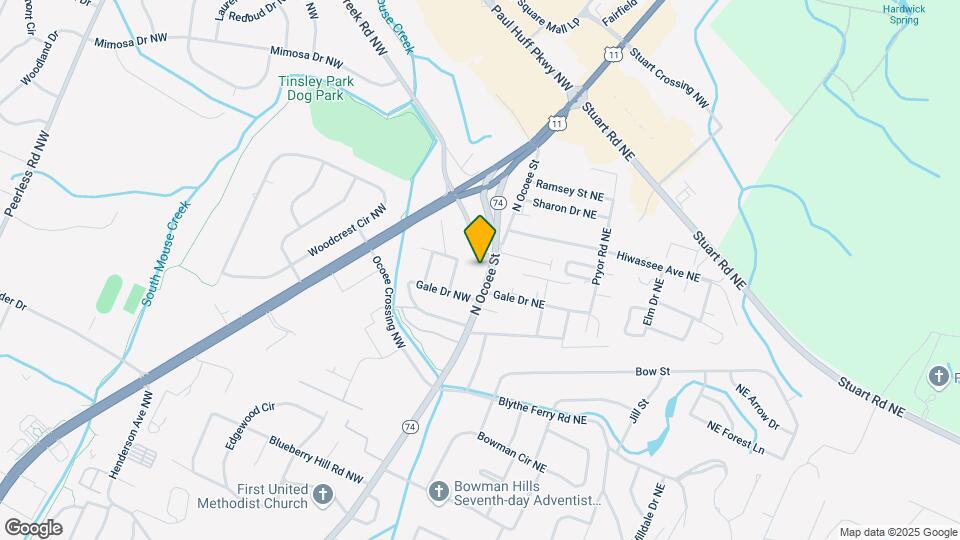 4035 N Ocoee St Map and Location Details