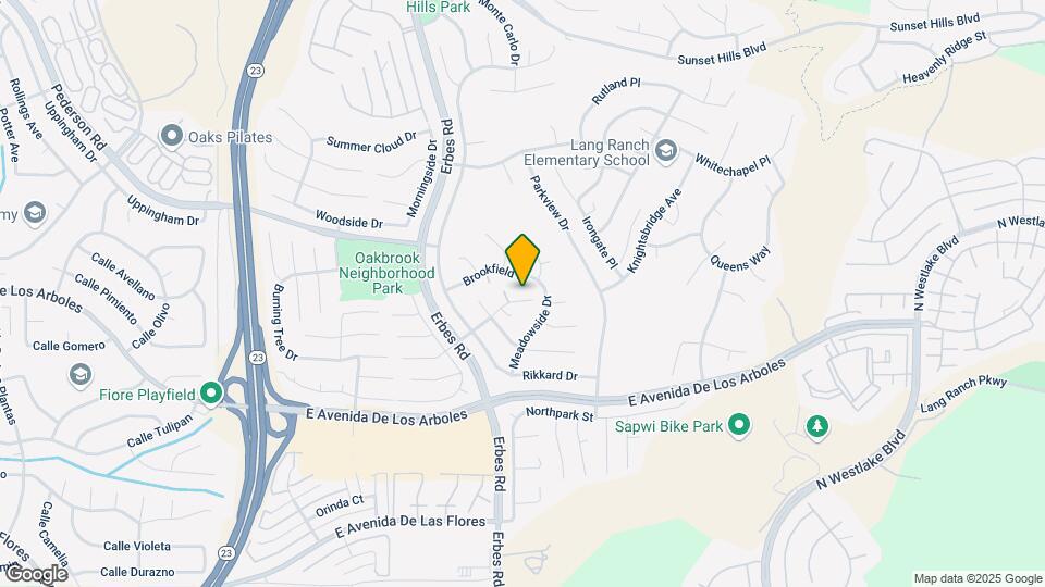 2155 Meadow Brook Ct Map and Location Details