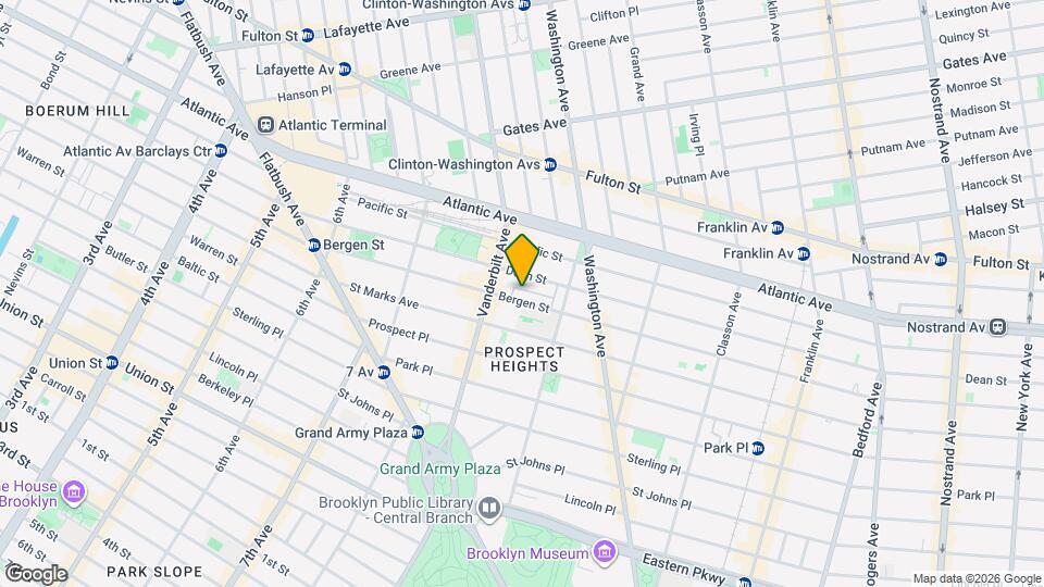 673 Bergen St Map and Location Details