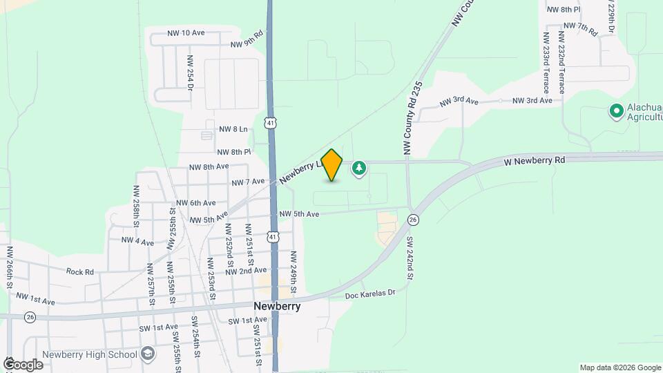 24608 NW 7th Ln Map and Location Details