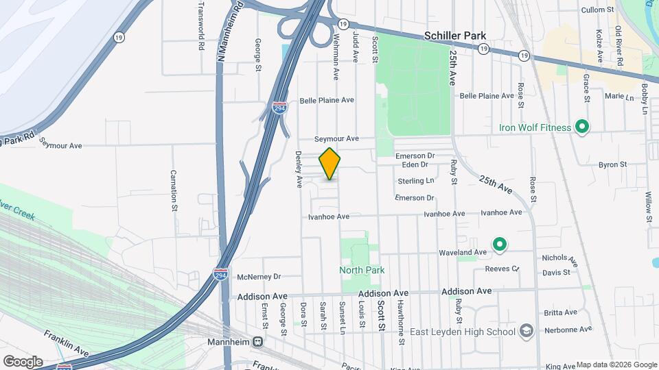 3884 Wehrman Ave Map and Location Details