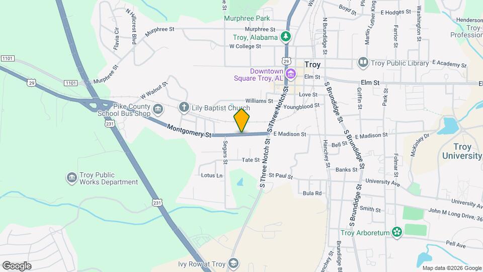 126 Montgomery St Map and Location Details