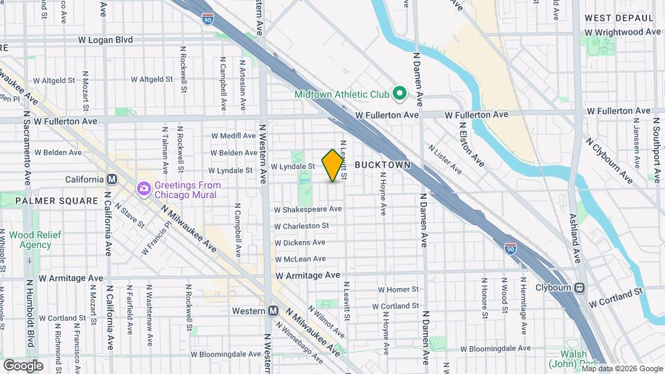 2163 N Bell Ave Map and Location Details