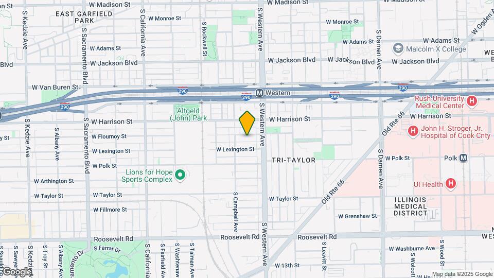 2435 W Flournoy St Mapa y Detalles de la Ubicación