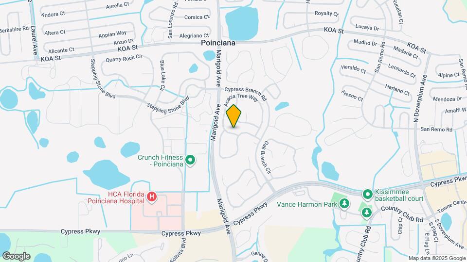 405 Acacia Tree Way Map and Location Details