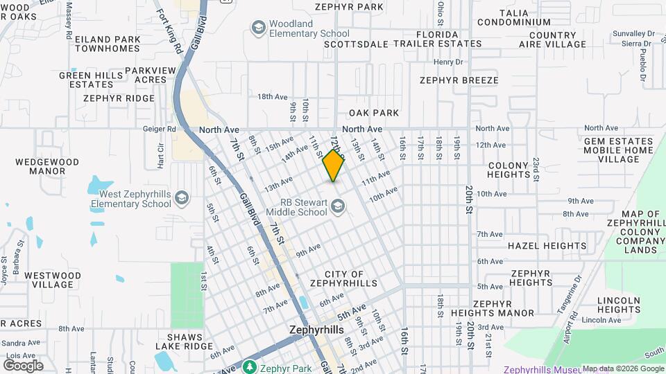 5743 11th St Map and Location Details