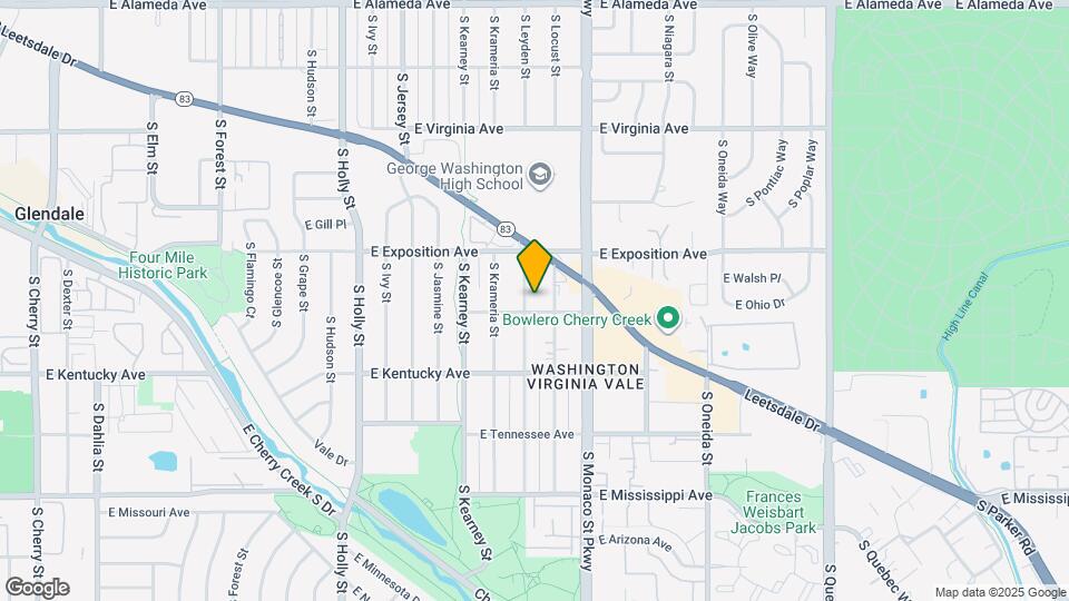 6359 E Ohio Ave Map and Location Details