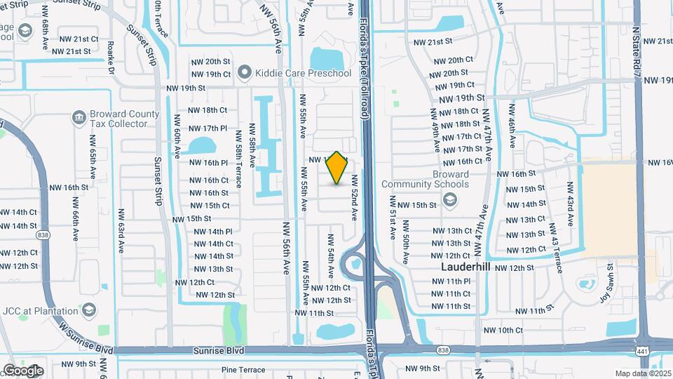 5310 NW 16th Ct, Unit 1 Map and Location Details
