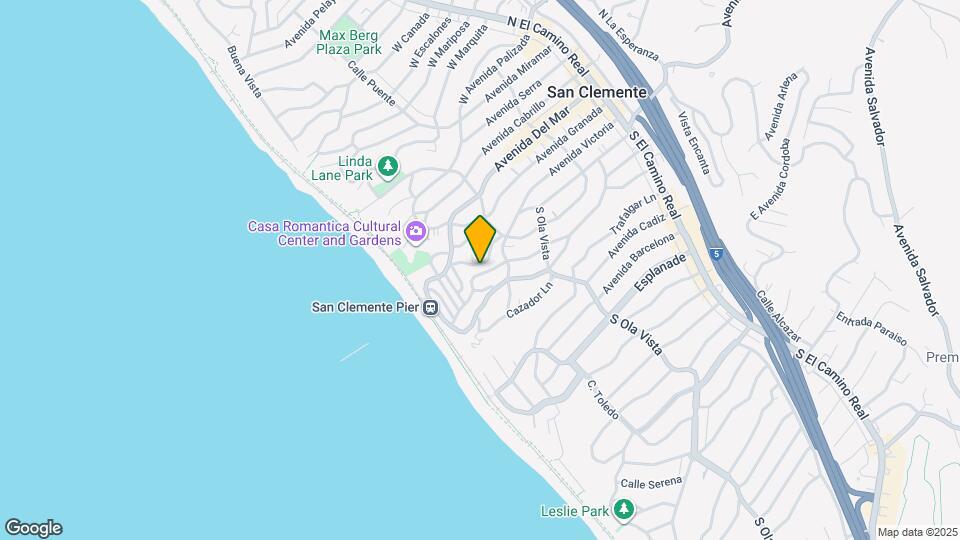 414 Monterey Ln, Unit D Map and Location Details