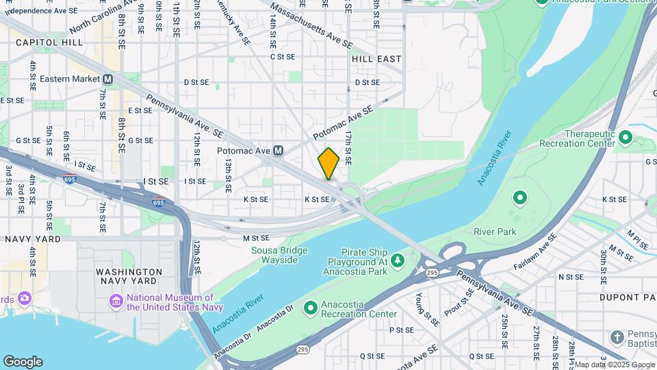 1550 Pennsylvania Ave SE Map and Location Details