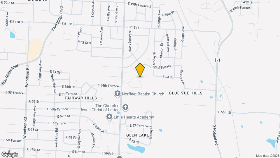 13000 E 54 St Map and Location Details