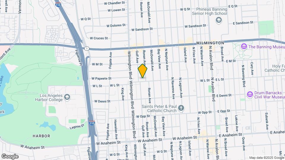 1203 Ronan Ave Map and Location Details