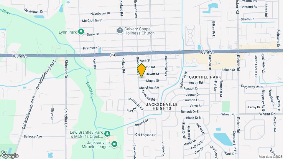 8281 Maple St Map and Location Details