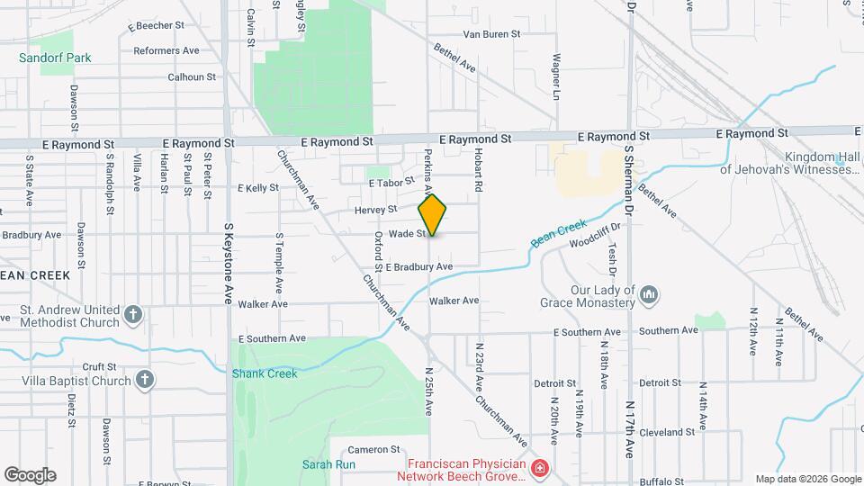 2301 Perkins Ave Map and Location Details