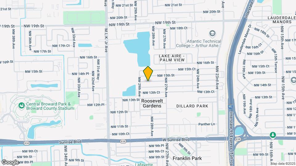 2820 NW 14th Ct Map and Location Details
