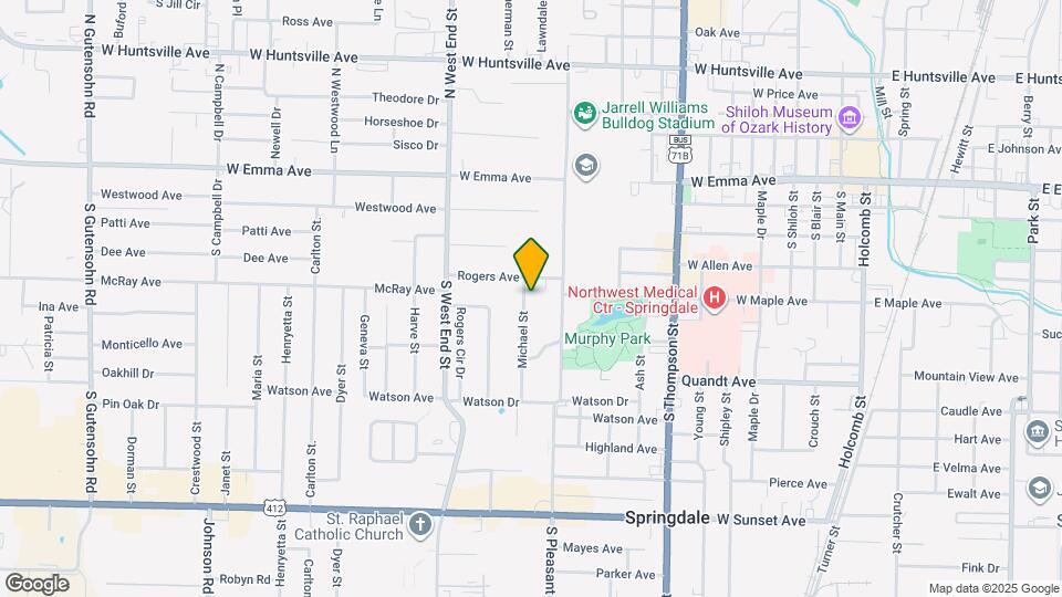 301 Michael St Map and Location Details