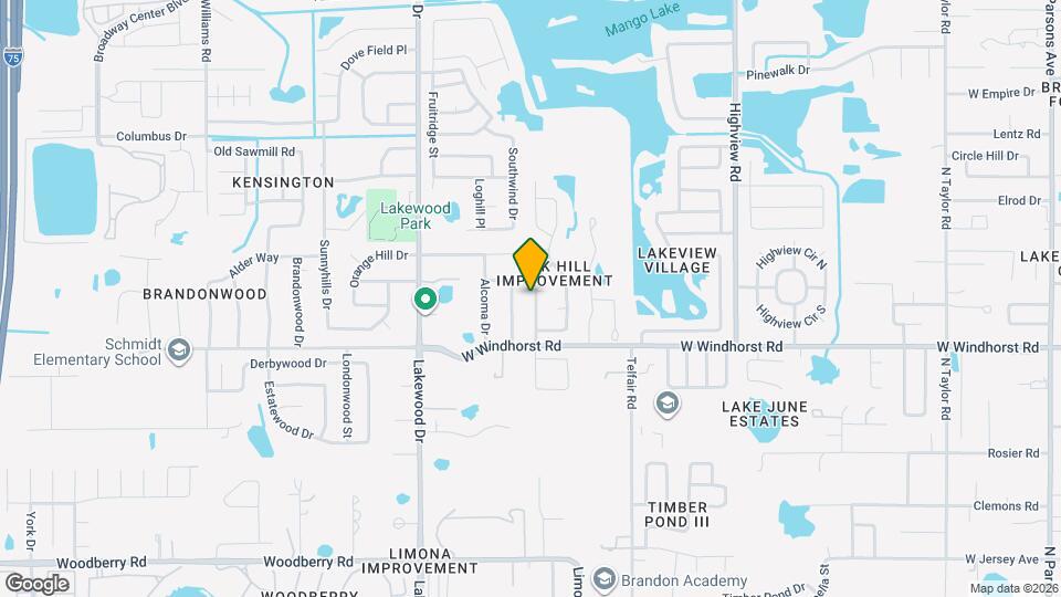 1314 Oakcrest Dr Map and Location Details