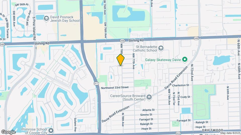 3701 NW 78th Ave Map and Location Details