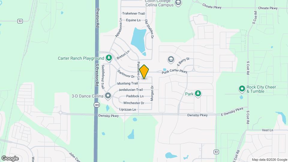 506 Mustang Trail Map and Location Details