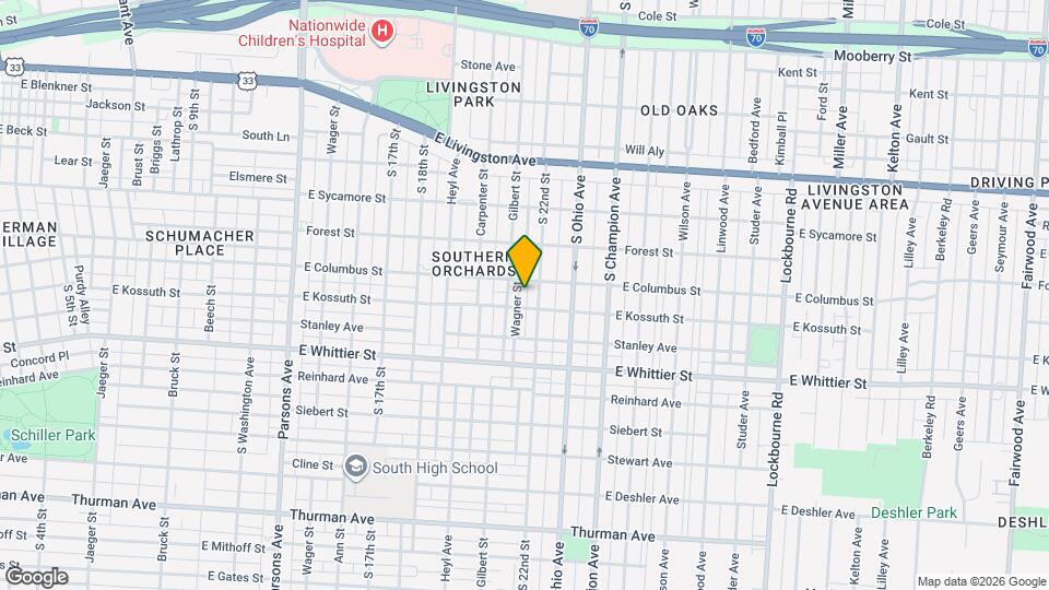 932 Wagner St Map and Location Details