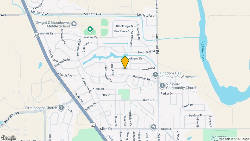 412-414 Brookmont Dr Map and Location Details