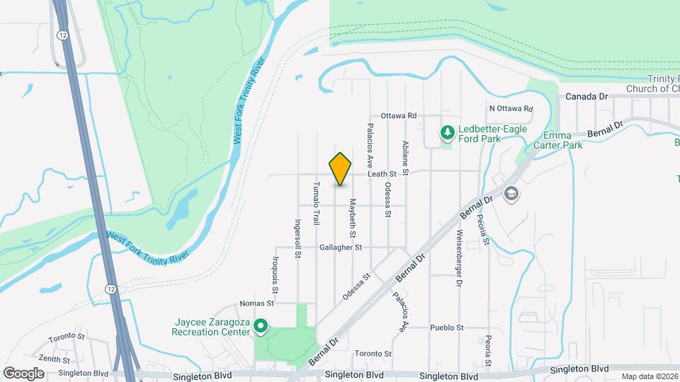 3718 Harlingen St Map and Location Details